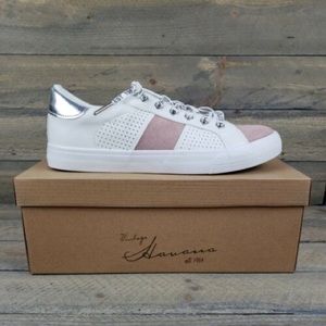 Vintage Havana perforated leather sneakers